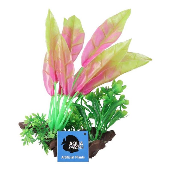 AQ Sword Leaf on Mulberry Orange 26cm 1DA335