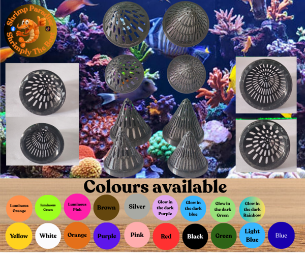 3D Printed Fish Floating Feeders Feeding Cups for Fish Tank Aquarium