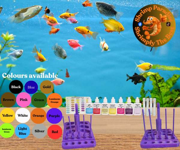 API Test kit 3d printed tray 15 colours