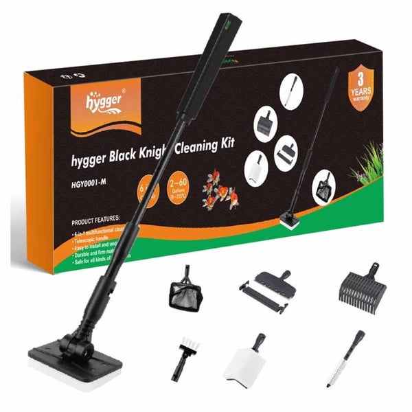 Hygger Black Knight 6-in-1 Cleaning Kit Large