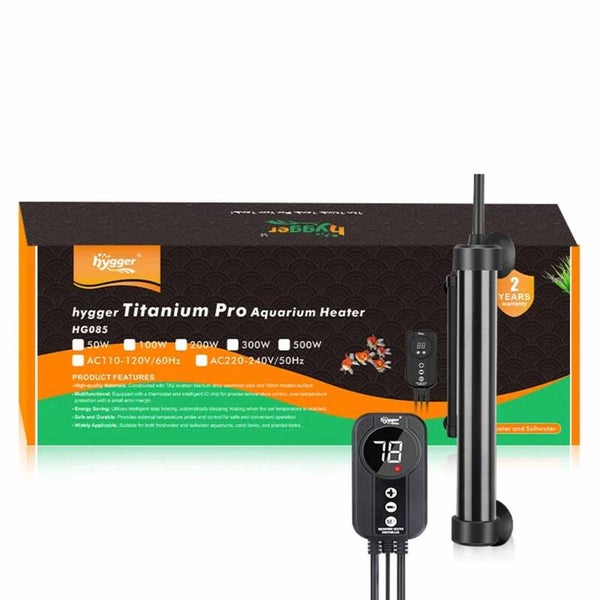 Hygger Titanium Aquarium Heater 100w