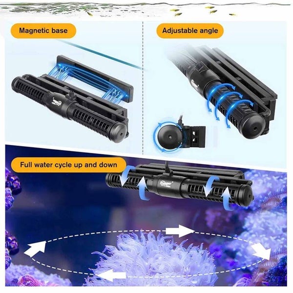 Hygger Cross-Flow Wave Maker with LED Control 12w