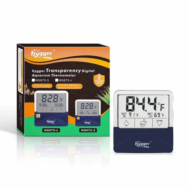 Hygger Transparent External Thermometer S