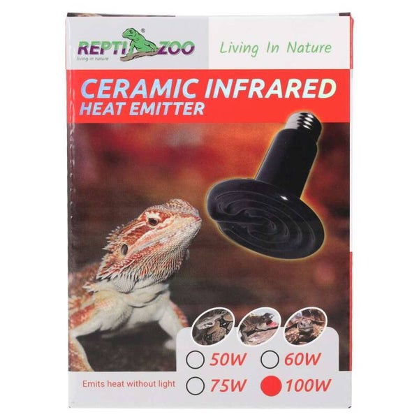RZ Ceramic Heat Emitter - Black - 100w