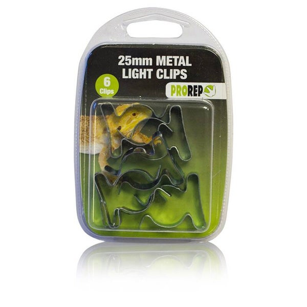 PR 25mm/1inch Metal Light Clips (Pk.6)