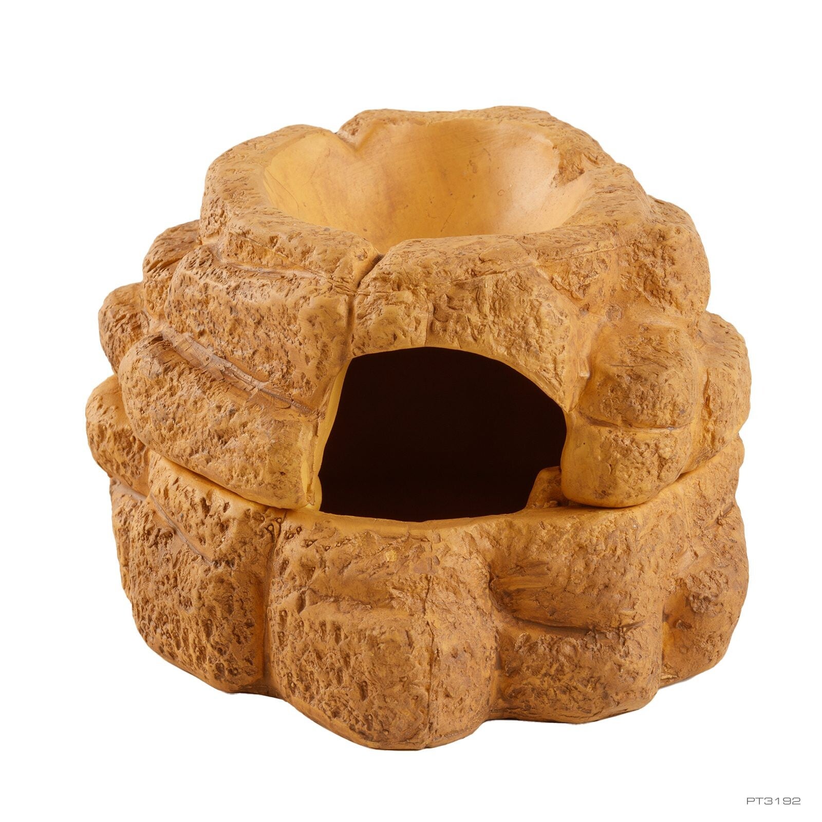 ET Big Rock Small Ceramic Cave with lid, PT3192