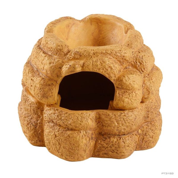 ET Big Rock Medium Ceramic Cave with lid, PT3193