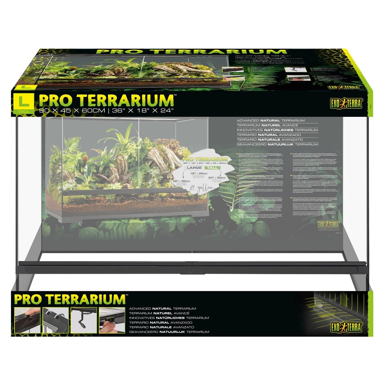 ET Pro Terrarium 90x45x60cm PT4413 (H)