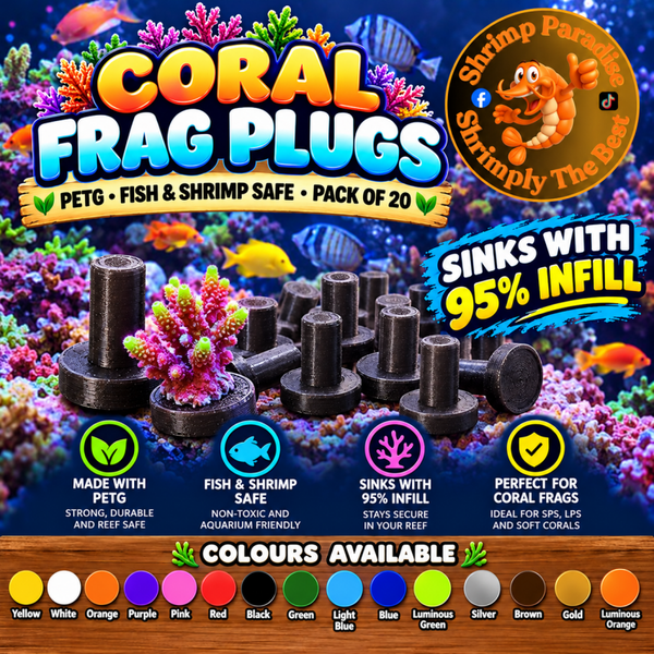 Coral Frag Plugs 20 pack