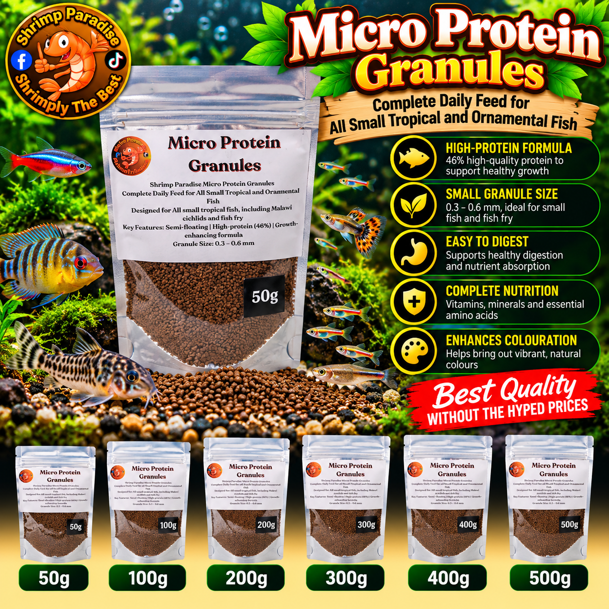 Shrimp Paradise Micro Protein Granules