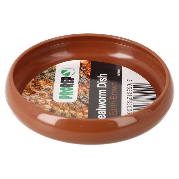 PR Mealworm Dish Earth Brown 75mm, WPM001