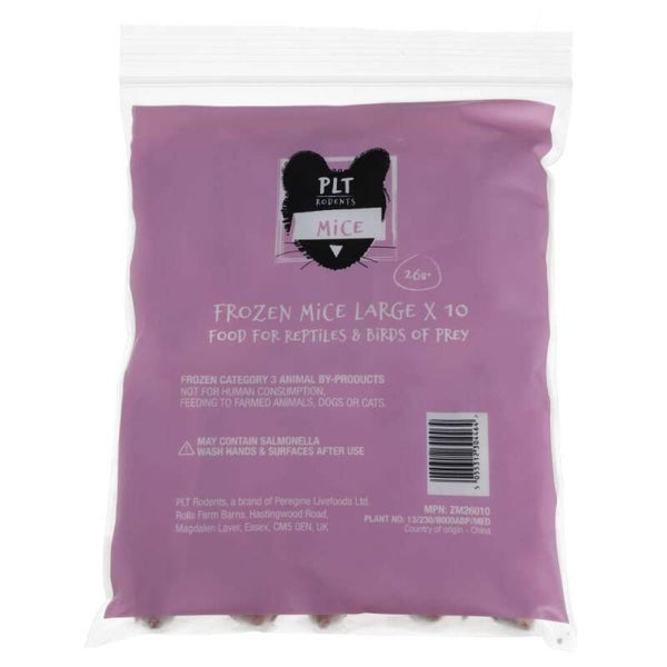 PLT Frozen Mice Large 26g+ 10 Pack