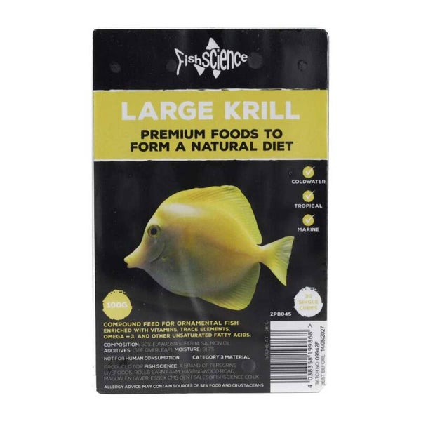 Peregrine Blister Pack LARGE Krill 100g