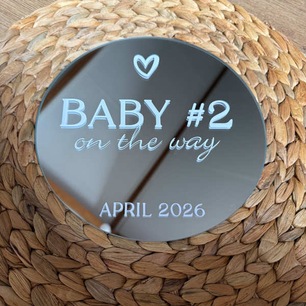 Spiegeltje met tekst