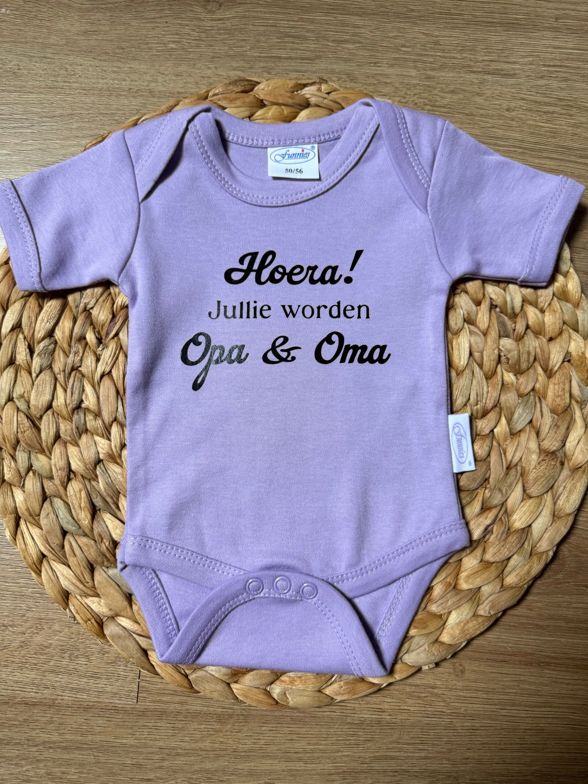 Romper Hoera Jullie Worden …