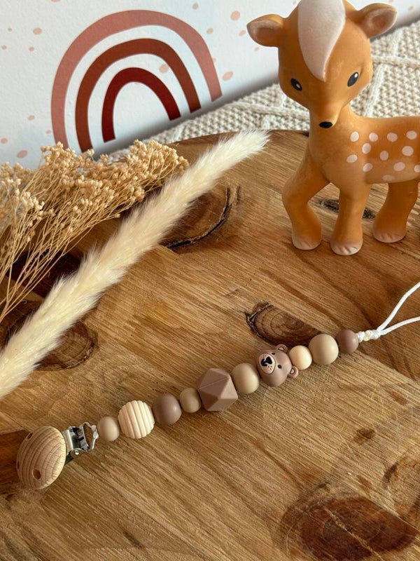 Speenkoord Beer Beige / Bruin