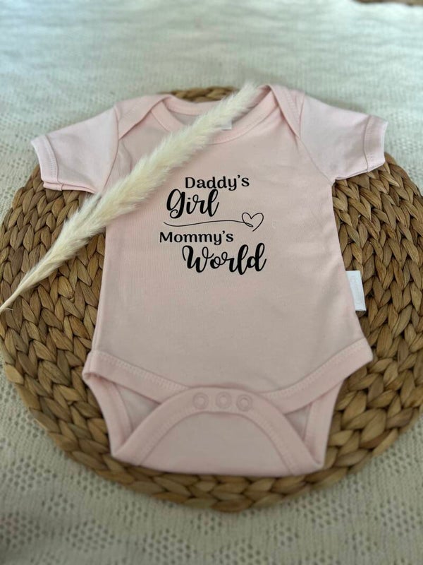 Romper Daddy’s Girl Mommy’s World