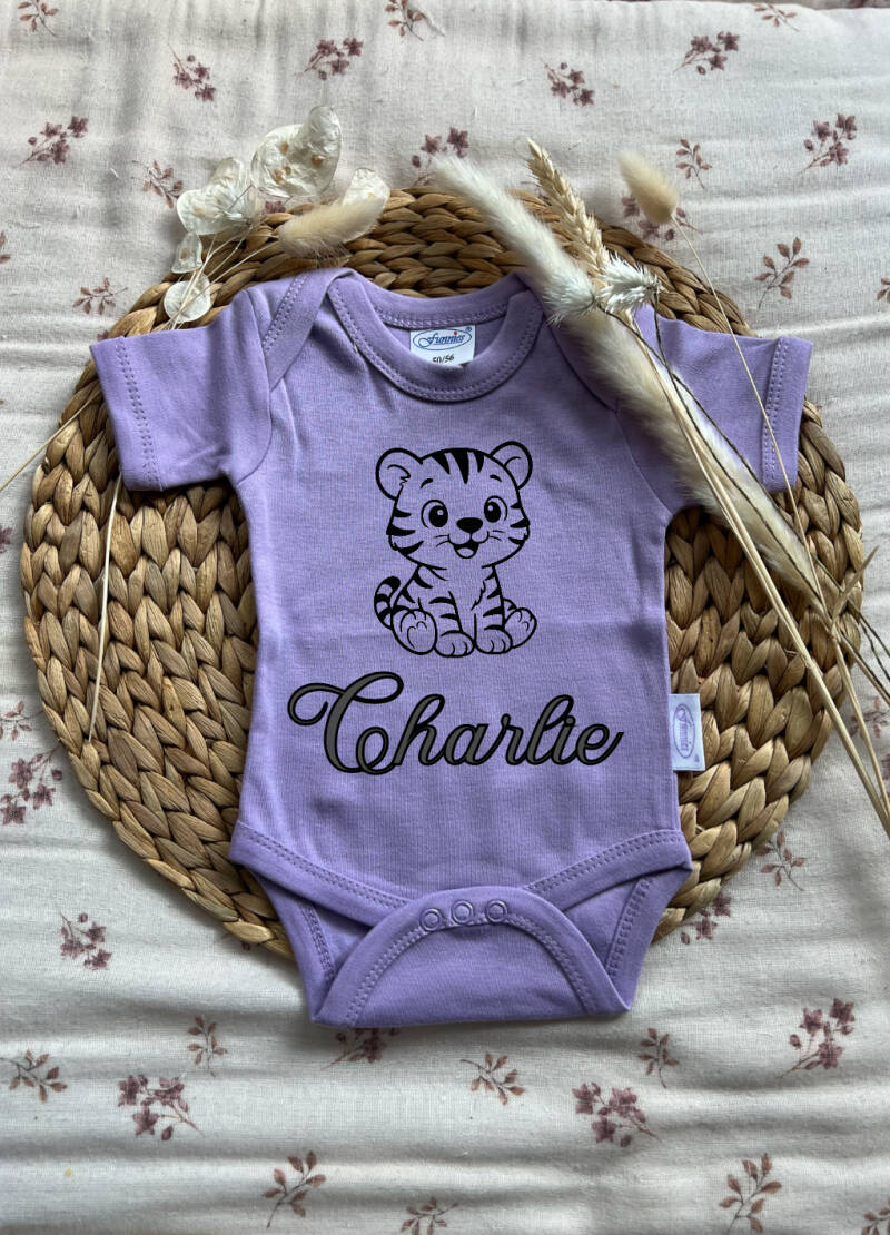Romper Tijger + Naam
