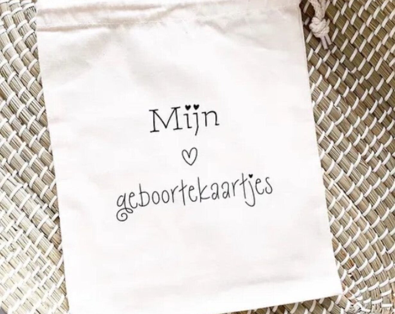 Bewaarzak Mijn Geboortekaartjes