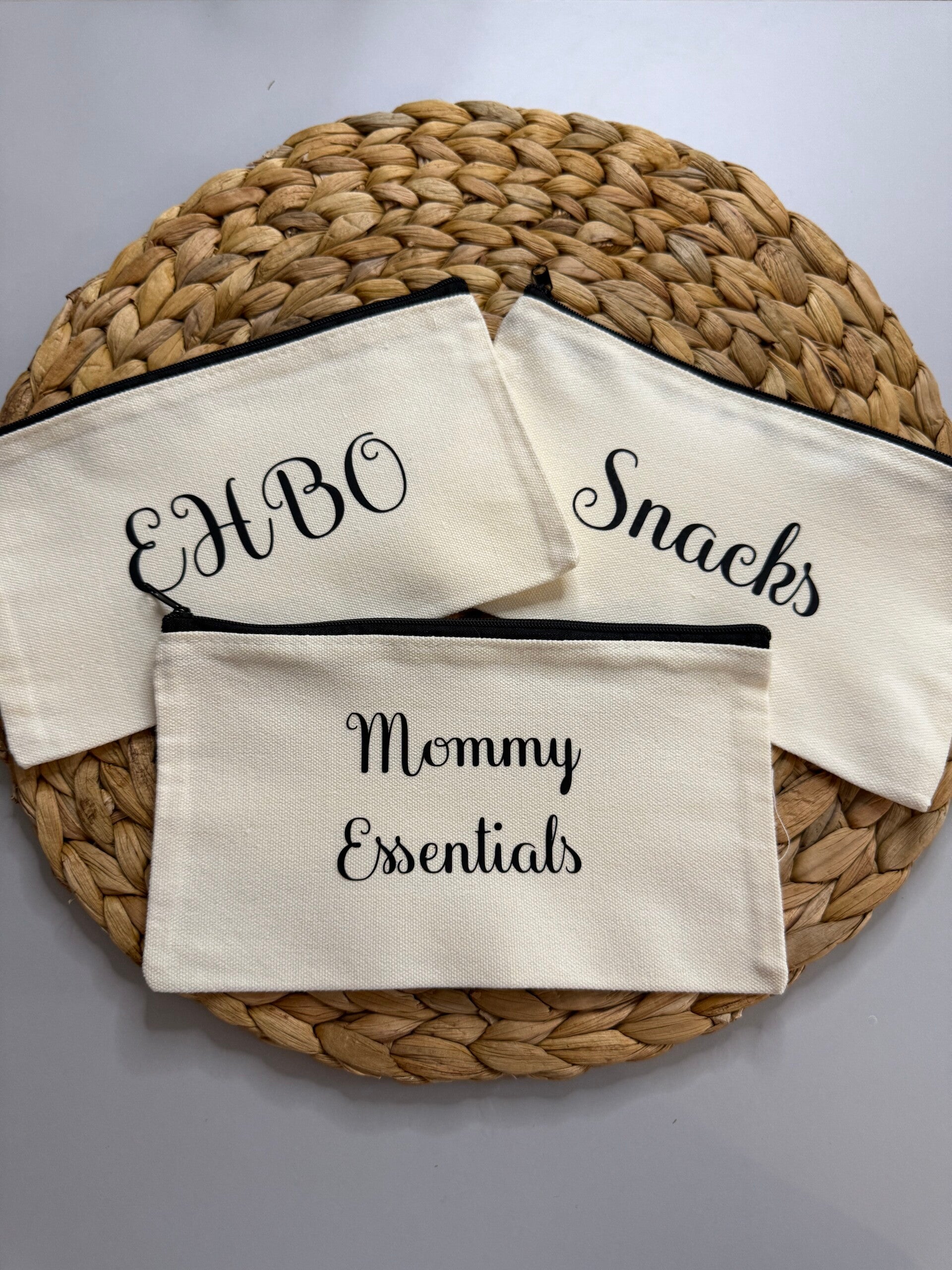 Bewaaretui Set van 3 Canvas