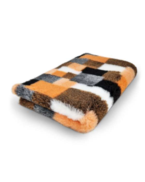 Vetbed Patchwork Oranje