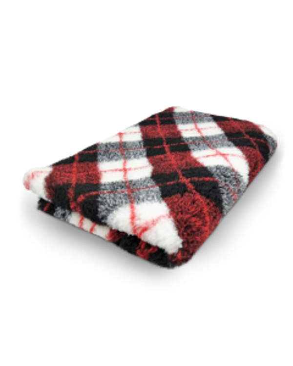 Vetbed Diamond Grijs/Rood