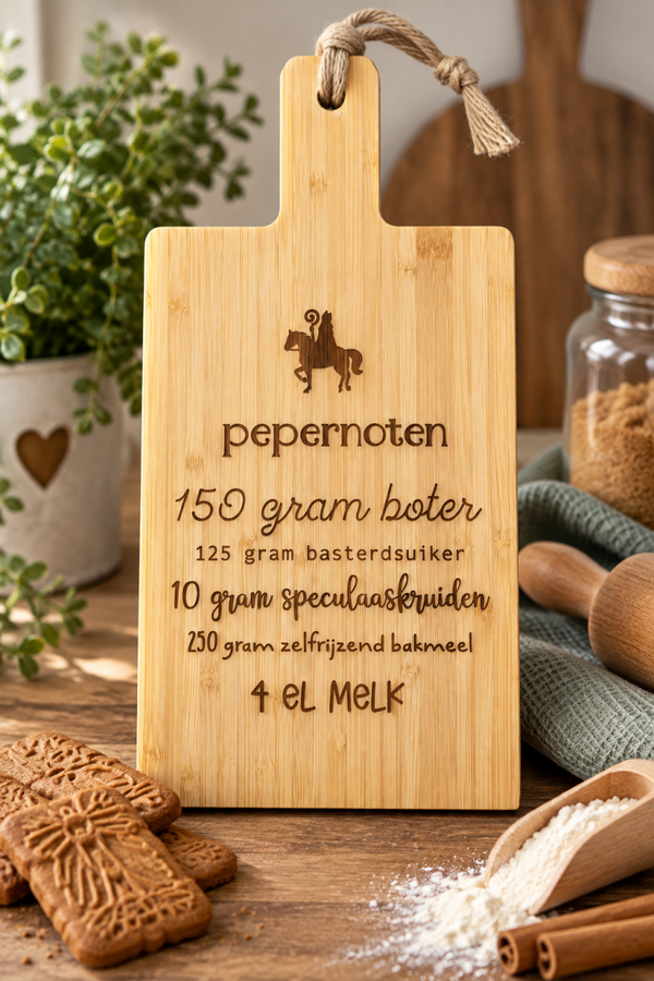 Borrelplankje pepernoten