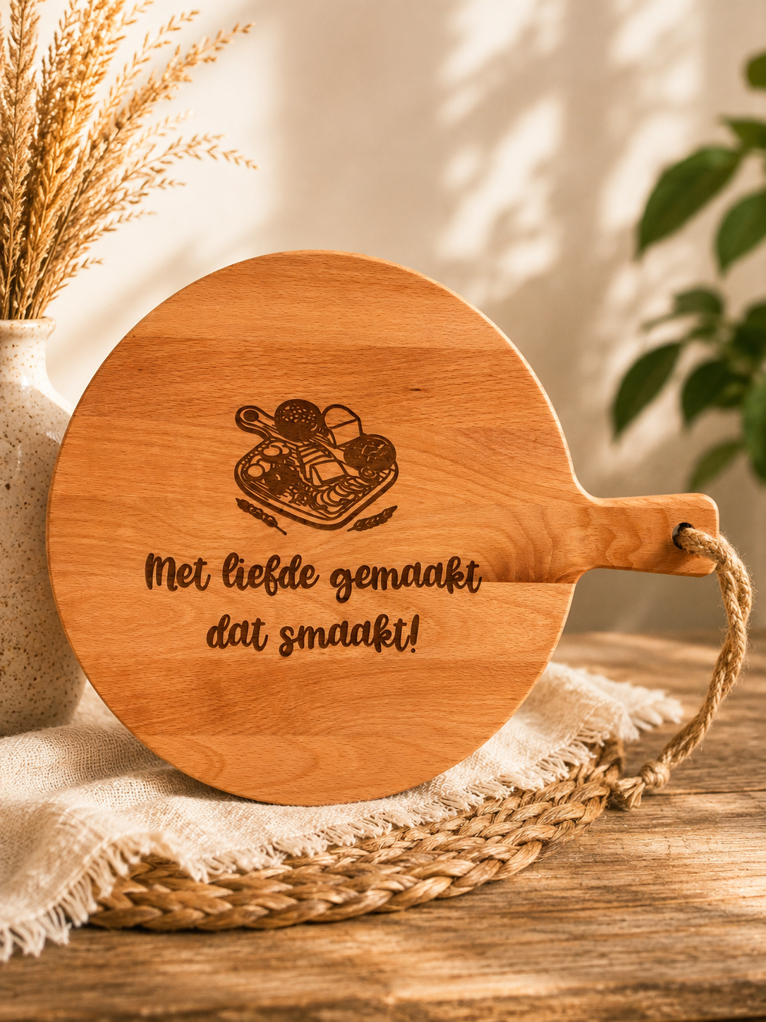 Borrelplank rond