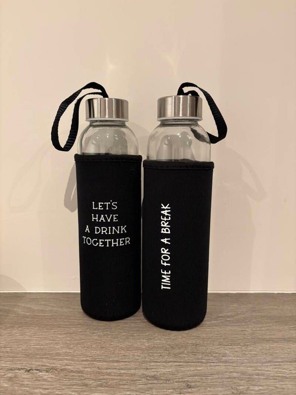 Waterfles / drinkfles met hoes 500 ml