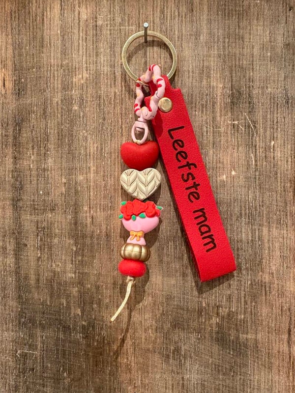 Sleutelhanger leefste mam