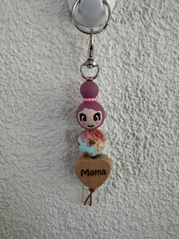 Sleutelhangers met houten hart om te personaliseren