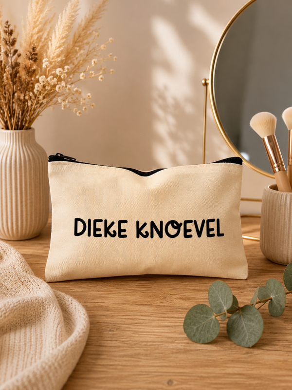Leuke toilet/make-up tasjes met tekst