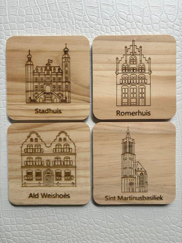 Houten viltjes Venlo collectie