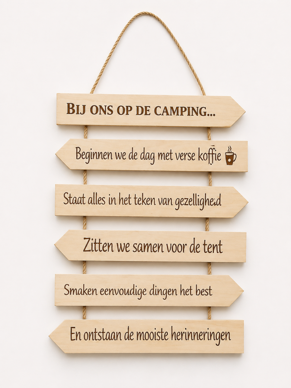 Bij ons op de camping