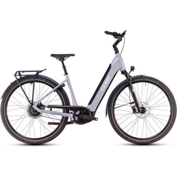 CUBE SUPREME HYBRID Deluxe SLX 625 - Tiefeinstieg E-Bike - 2025 - polargrey/white