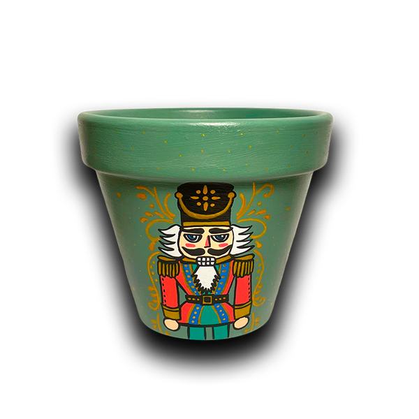 Maceta Cascanueces Verde Bosque