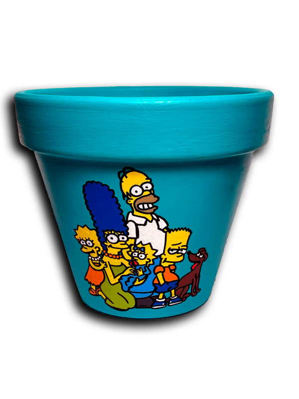 Maceta Los Simpson