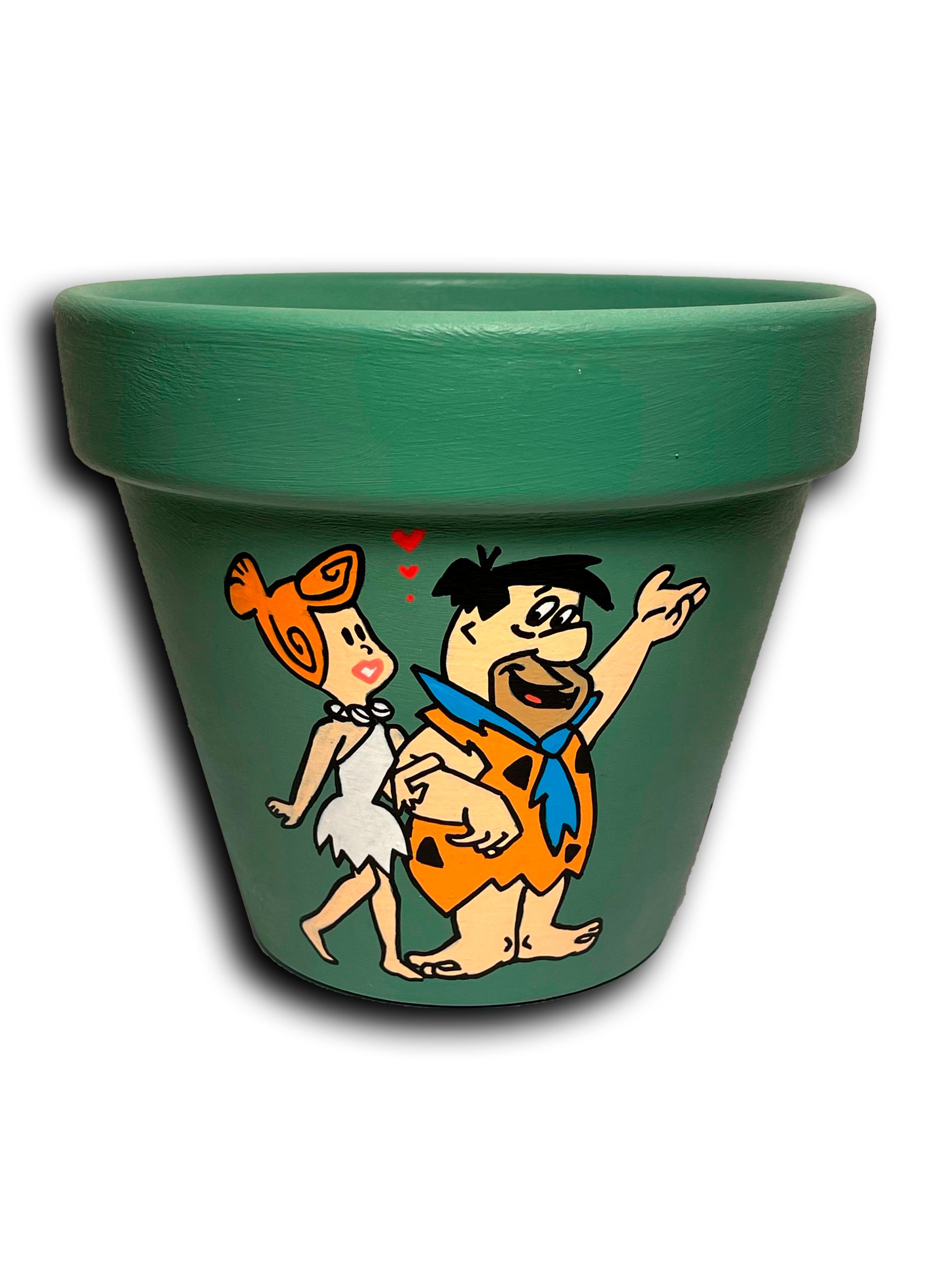 Maceta Los Picapiedra (Pedro y Vilma)