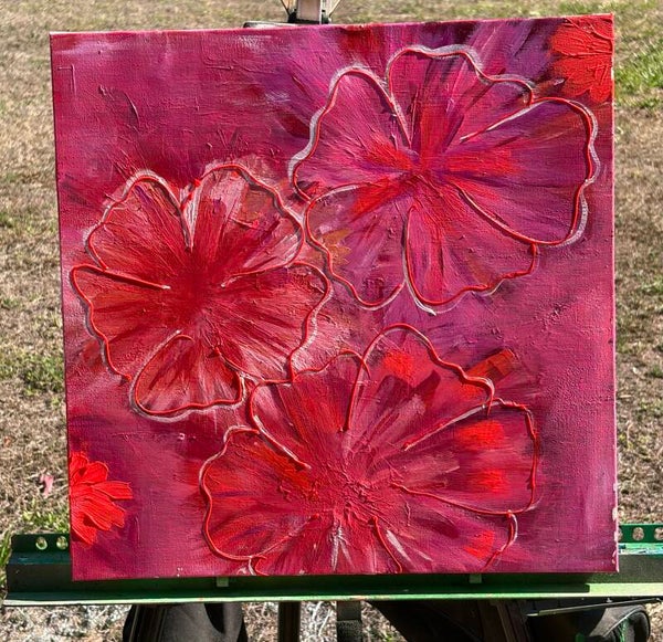 BLUSHING 20in X 20 in