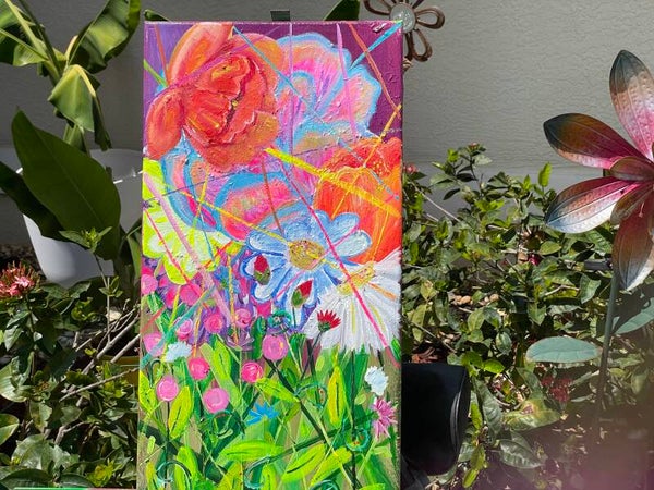 #1 BEAMING 12in X 24in