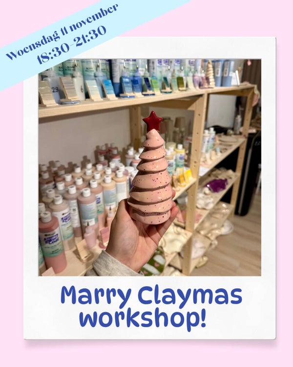 Marry Claymas Workshop - 11 november 18:30 uur