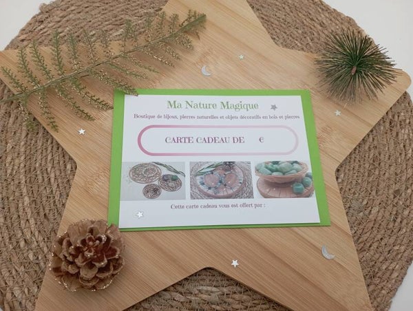 🌿Carte cadeau MaNatureMagique valable 1 an🌿
