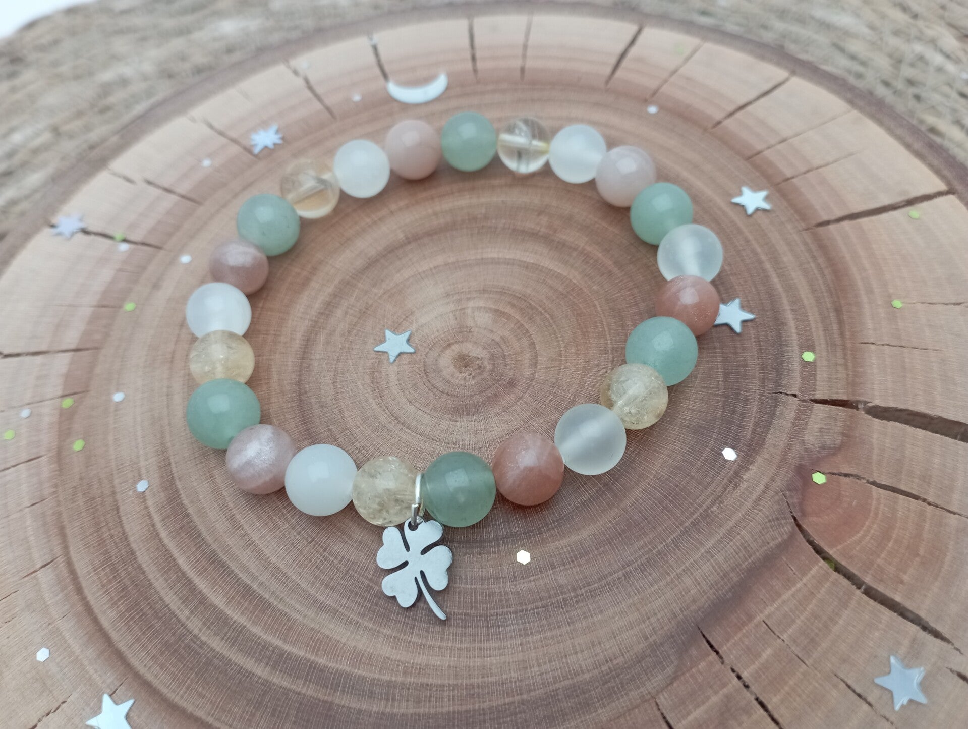 Bracelet " CHANCE et ABONDANCE "