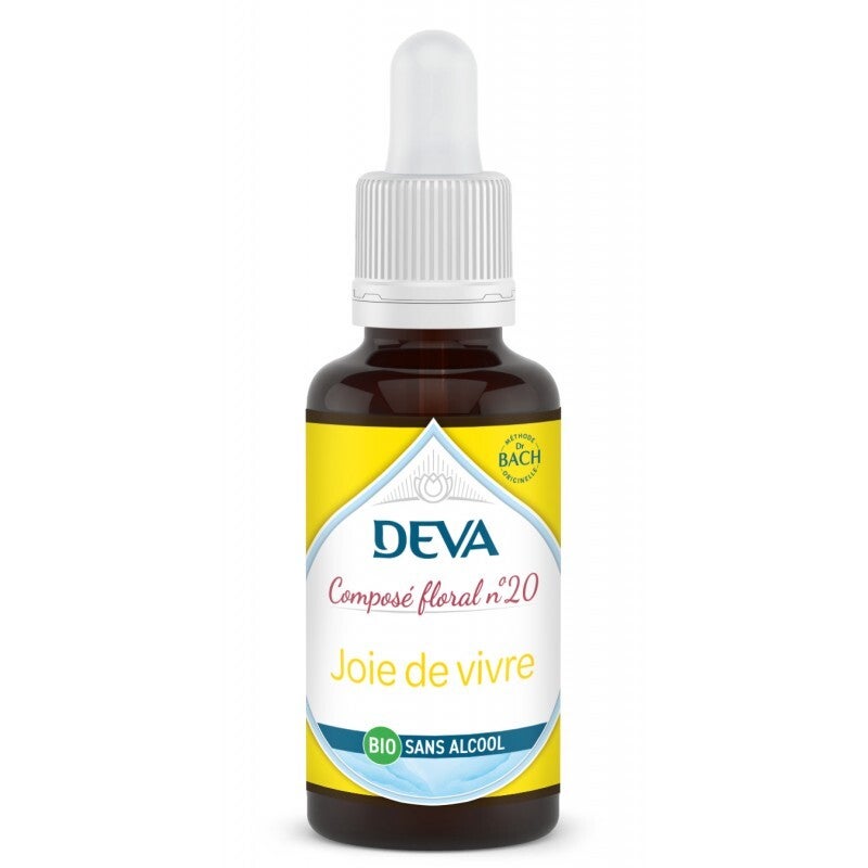 🌿 Composé Floral Joie de vivre N° 20 Sans Alcool 30 ml DEVA🌿