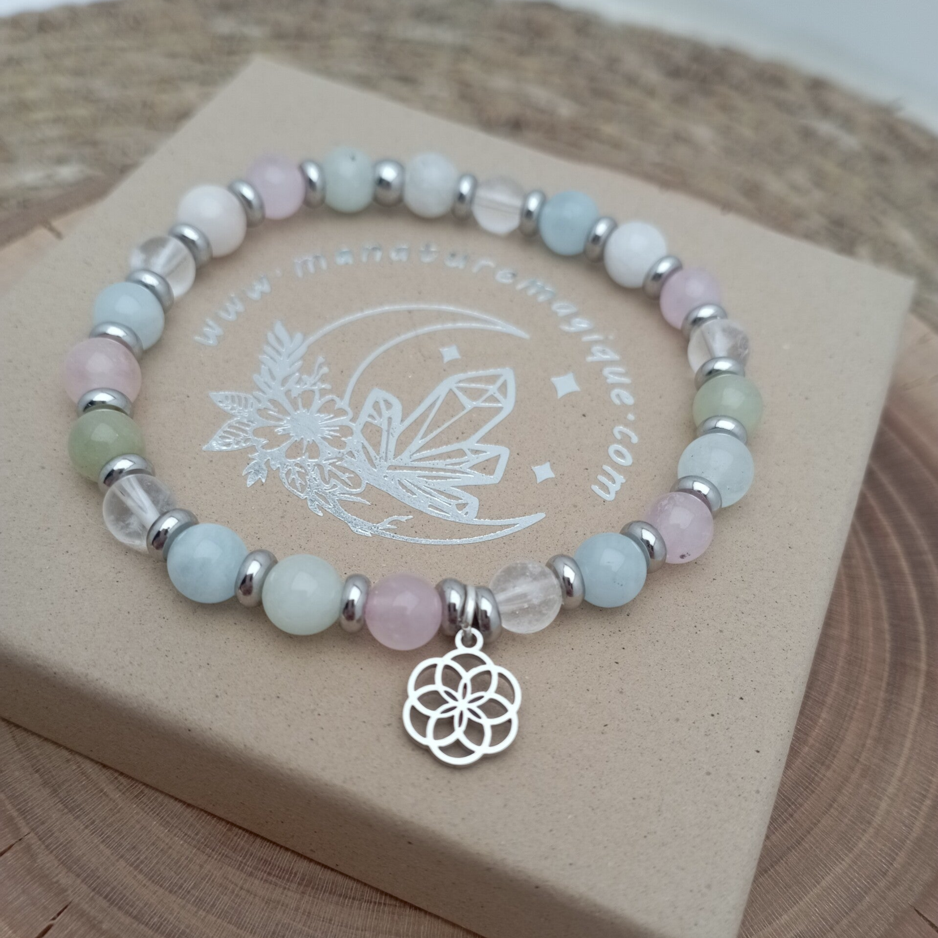 Bracelet "ABONDANCE D'AMOUR" inox