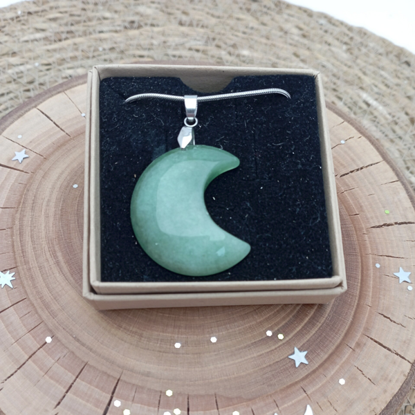 ✨ Pendentif en aventurine verte: Self controle, équilibre et optimisme