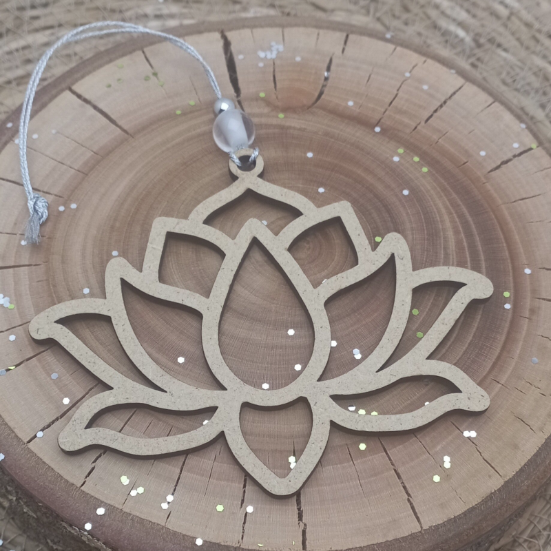🌿 Suspension en bois & pierre naturelle. 5 formes au choix 🌿