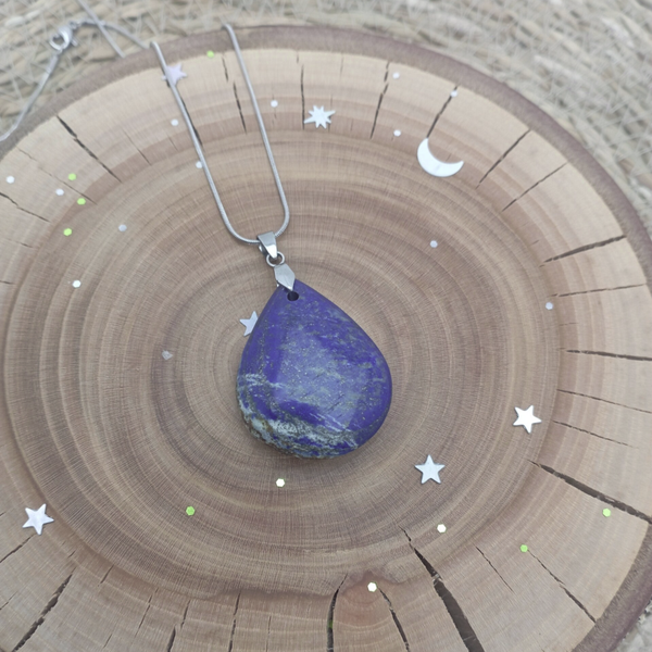 ✨ Pendentif en Lapis Lazuli : intuition et imagination