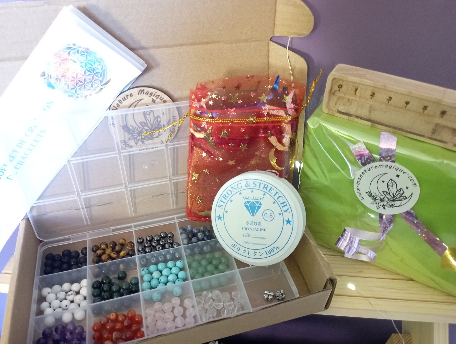 ⭐🎄MON COFFRET CRÉATION DE BRACELET 🎅⭐- Fabrique tes propres bracelets pour toi et tes amis- Idée cadeau Noël enfant