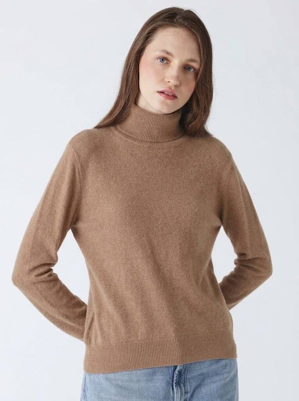 ABSOLUT CASHMERE THEMYS PULL CHESTNUT